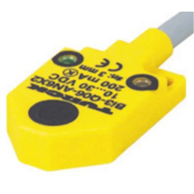 Turck Inductive Proximity Sensor Block Style Flush Mount NPN Output 30V dc 200mA Bi3-Q06-AN6X2