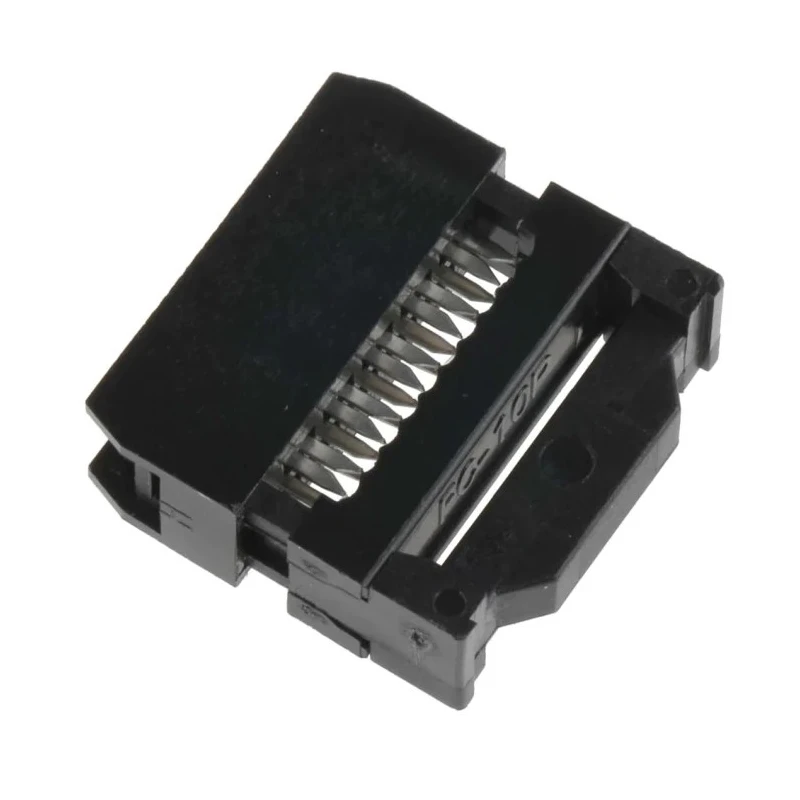 Amphenol Communications Solutions 10-Way 2 Row Shrouded IDC Connector Female Cable Mount 250V AC 3A T812110A101CEU