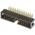 Amphenol Communications Solutions T821 Series Right Angle Through Hole 26 Contact PCB Header 2.54 mm Pitch T821126A1R100CEU
