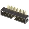 Amphenol Communications Solutions T821 Series Right Angle Through Hole 26 Contact PCB Header 2.54 mm Pitch T821126A1R100CEU
