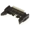 Amphenol Communications Solutions T816 Series Right Angle Through Hole PCB Header, 20 Contacts, 2.54 mm T816120A1R101CEU