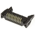 Amphenol Communications Solutions T816 Series Right Angle Through Hole PCB Header, 20 Contacts, 2.54 mm T816120A1R101CEU