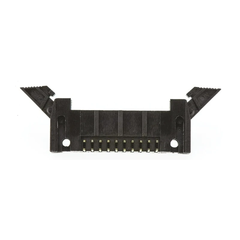 Amphenol Communications Solutions T816 Series Right Angle Through Hole PCB Header, 20 Contacts, 2.54 mm T816120A1R101CEU
