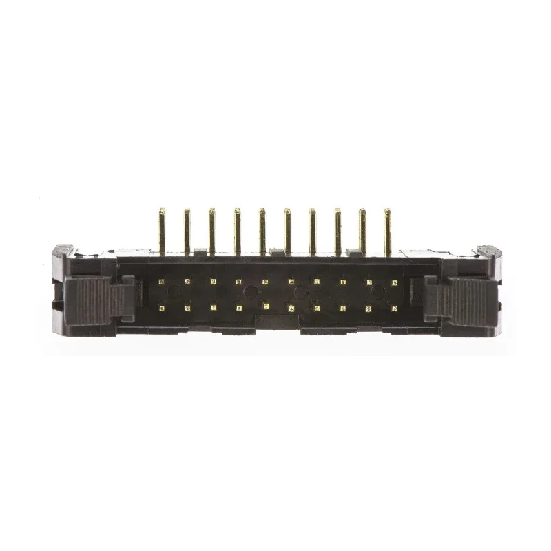 Amphenol Communications Solutions T816 Series Right Angle Through Hole PCB Header, 20 Contacts, 2.54 mm T816120A1R101CEU