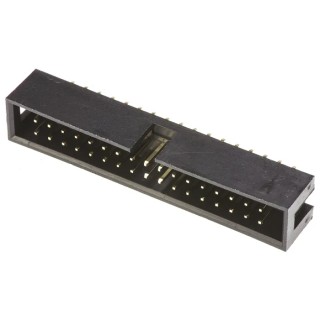 Amphenol Communications Solutions T821 Series 34-Contact 2.54 mm Pitch 2-Row Straight Through Hole PCB T821134A1S100CEU