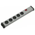 Bodo Ehmann 16A 250V 5 Gang Extension Lead with 1.5m Cable Type E French Sockets 0201X02052300