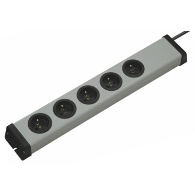 Bodo Ehmann 16A 250V 5 Gang Extension Lead Corded with 1.5m Type E French Cable 0200X02052301
