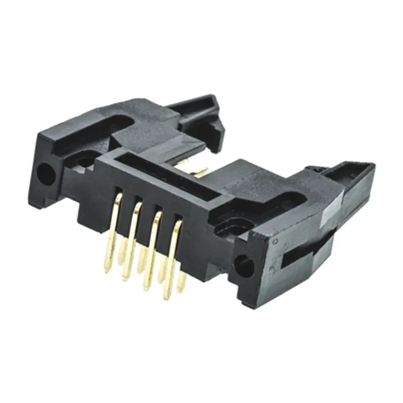 Amphenol Communications Solutions T816 Series Right Angle Through Hole PCB Header, 8 Contacts, 2.54 mm T816108A1R102CEU