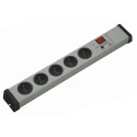 Bodo Ehmann 16A 250V 5 Gang Extension Lead Cordless with 1.5m Cable, Type E Sockets, Surge Protection 0206X02052300