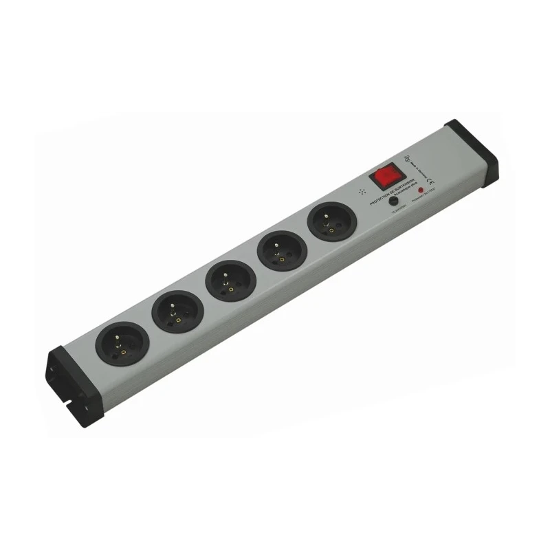 Bodo Ehmann 16A 250V 5 Gang Extension Lead Cordless with 1.5m Cable, Type E Sockets, Surge Protection 0206X02052300