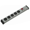 Bodo Ehmann 16A 250V 5 Gang Extension Lead Cordless with 1.5m Cable, Type E Sockets, Surge Protection 0206X02052300