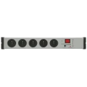 Bodo Ehmann 16A 250V 5 Gang Extension Lead Cordless with 1.5m Cable, Type E Sockets, Surge Protection 0206X02052300