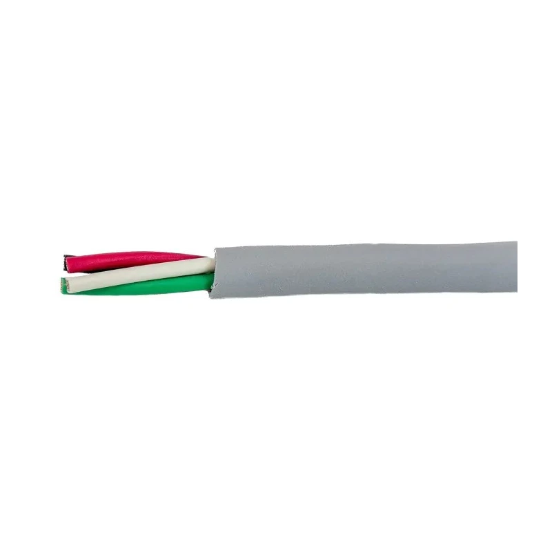Alpha Wire Ecogen Ecocable Mini Control Cable 4 Cores 0.09mm² 28 AWG Unscreened 30m Grey Jacket 78004 SL005