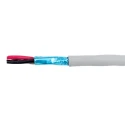 Alpha Wire Ecogen Ecocable Mini Screened Control Cable, 2 Cores, 0.09mm² 28 AWG, 300V, 30m, Grey Modified 78102 SL005