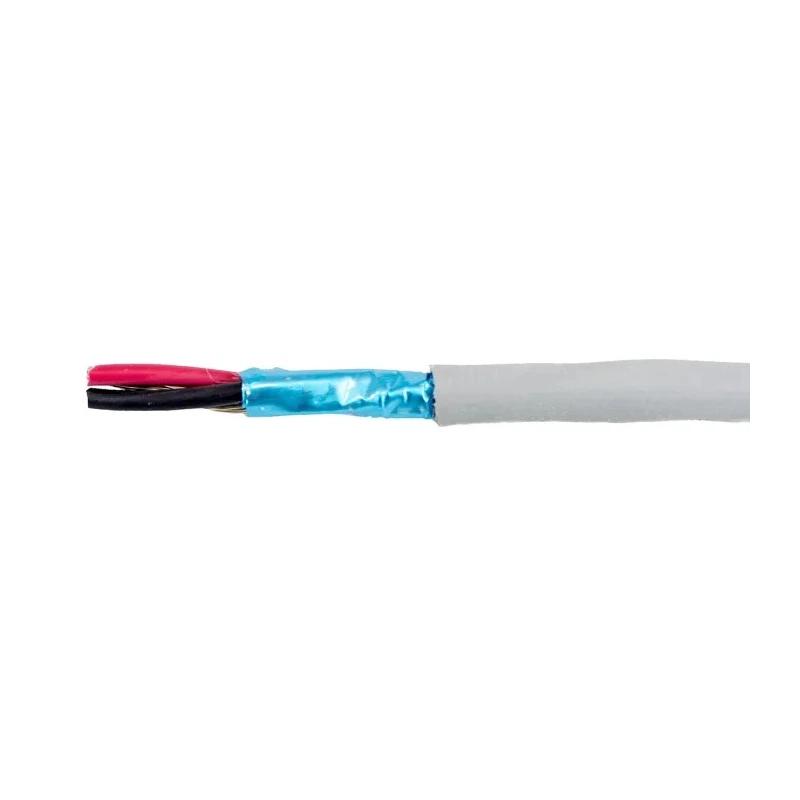 Alpha Wire Ecogen Ecocable Mini Screened Control Cable, 2 Cores, 0.09mm² 28 AWG, 300V, 30m, Grey Modified 78102 SL005