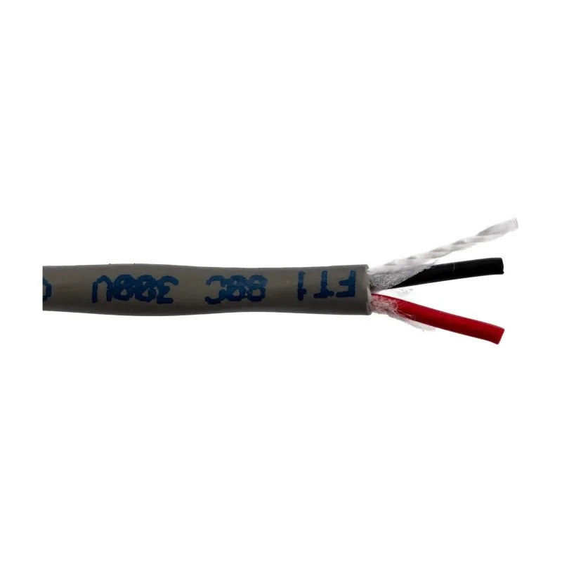 Alpha Wire Ecogen Ecocable Mini Control Cable, 2 Cores, 0.61mm² 20 AWG, Unscreened, 300V, 30 m, Grey Modified 78042 SL005