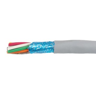 Alpha Wire Ecogen Ecocable Mini Control Cable 8 Cores 0.24mm² 24 AWG Screened 30m Grey Modified Polyphenylene 78128 SL005