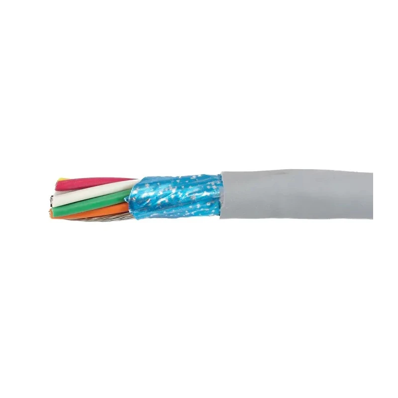 Alpha Wire Ecogen Ecocable Mini Control Cable 8 Cores 0.24mm² 24 AWG Screened 30m Grey Modified Polyphenylene 78128 SL005