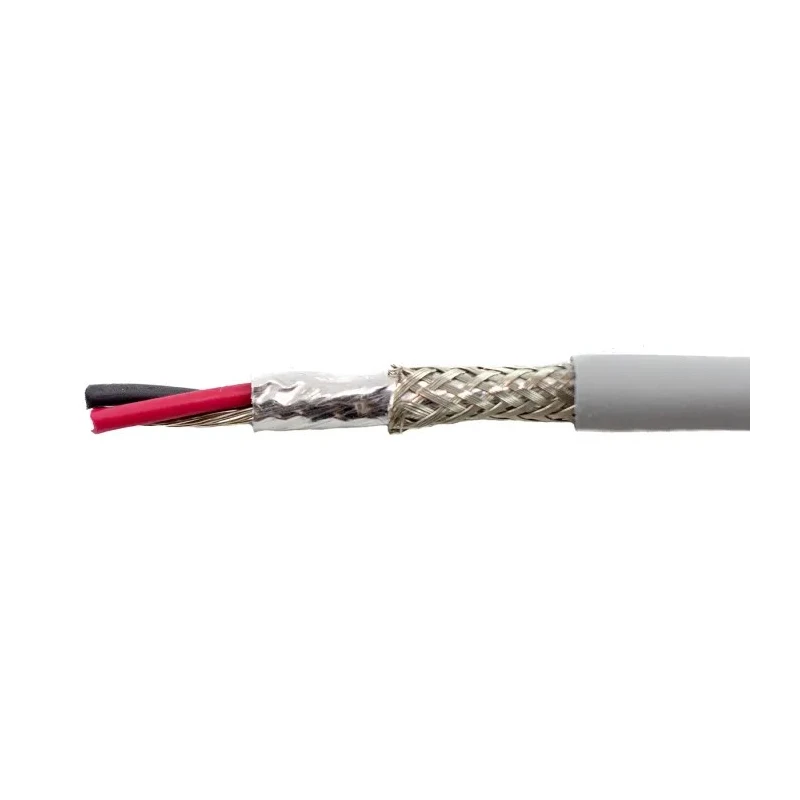 Alpha Wire Ecogen Ecocable Mini Screened Control Cable, 2 Cores, 0.09mm² (28 AWG), 300 V, 30 m Length, Grey 78302 SL005