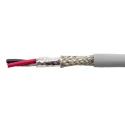 Alpha Wire Ecogen Ecocable Mini Control Cable 2 Cores 0.24mm² 24 AWG Screened 30 m Grey Modified Polyphenylene 78322 SL005
