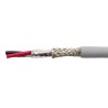 Alpha Wire Ecogen Ecocable Mini Control Cable 2 Cores 0.24mm² 24 AWG Screened 30 m Grey Modified Polyphenylene 78322 SL005