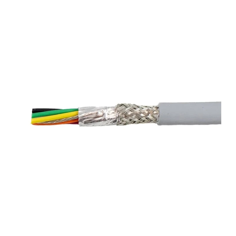 Alpha Wire Ecogen Ecocable Mini Screened Control Cable 6 Cores 0.24mm² 24 AWG, 30 m, Grey Modified Polyphenylene 78326 SL005