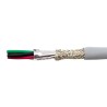 Alpha Wire Ecogen Ecocable Mini Control Cable, 4 Cores, 0.24mm² 24 AWG, Screened, 30 m, Grey Modified 78324 SL005