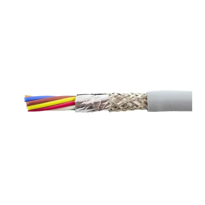 Alpha Wire Ecogen Ecocable Mini Screened Control Cable, 8 Cores, 0.61mm² 20 AWG, 300V, 30 m Length 78348 SL005