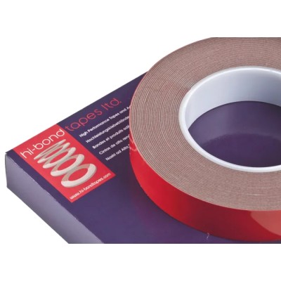 Hi-Bond Grey Acrylic Foam Double Sided Structural Bonding Tape 19mm x 33m x 1.2mm VST 3120G 19mm x 33m