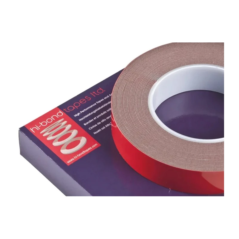Hi-Bond Grey Acrylic Foam Double Sided Structural Bonding Tape 19mm x 33m x 1.2mm VST 3120G 19mm x 33m