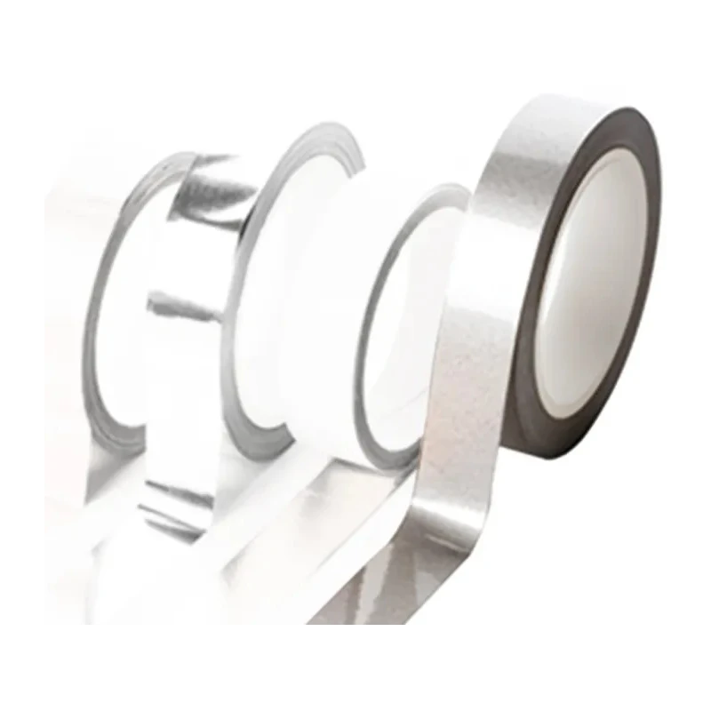Hi-Bond Double-Sided Conductive Metallic Tape 25mm x 30m, Thermosetting Acrylic Adhesive, 130°C Max HB 750H 25mm x 30m