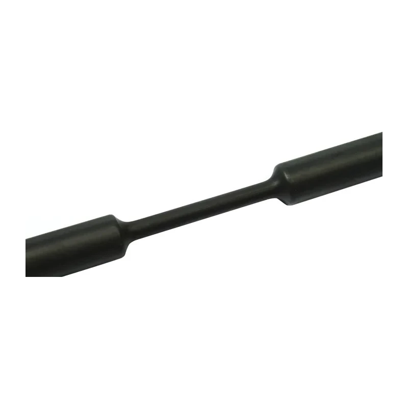 HellermannTyton Black Polyolefin Heat Shrink Tubing 9 mm Diameter x 30 m Length 3:1 Shrink Ratio TF31