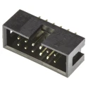 Amphenol Communications Solutions T821 Series Straight Through Hole PCB Header, 12 Contacts, 2.54 mm Pitch T821112A1S100CEU