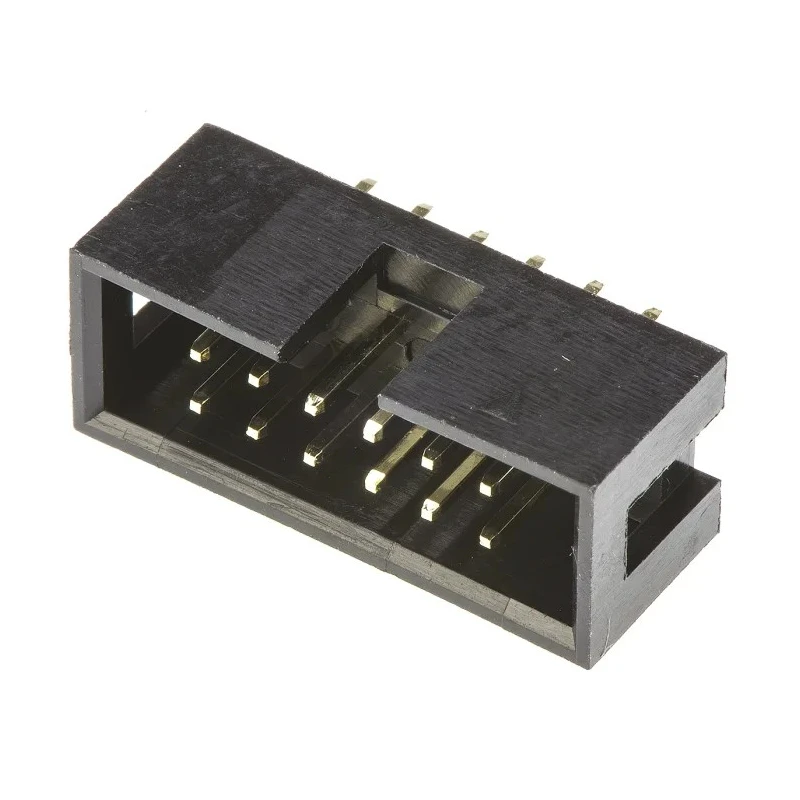 Amphenol Communications Solutions T821 Series Straight Through Hole PCB Header, 12 Contacts, 2.54 mm Pitch T821112A1S100CEU