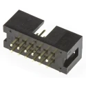 Amphenol Communications Solutions T821 Series Straight Through Hole PCB Header, 12 Contacts, 2.54 mm Pitch T821112A1S100CEU