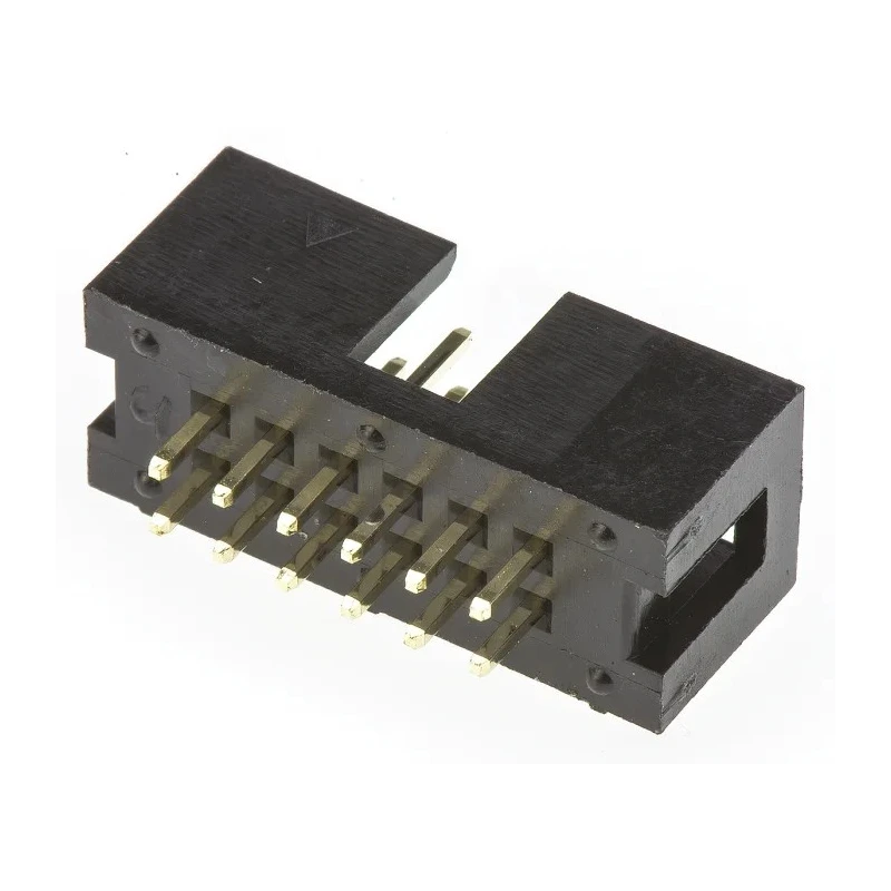 Amphenol Communications Solutions T821 Series Straight Through Hole PCB Header, 12 Contacts, 2.54 mm Pitch T821112A1S100CEU