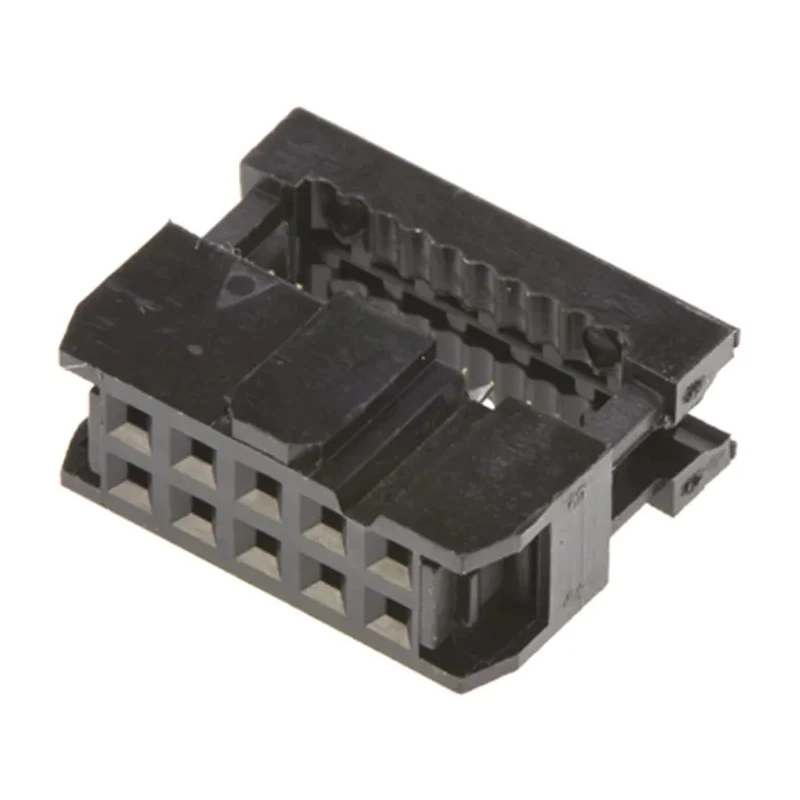 Amphenol Communications Solutions 10-Way 2-Row Shrouded IDC Connector Female for Cable 250V AC T812110A100CEU