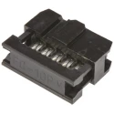 Amphenol Communications Solutions 10-Way 2-Row Shrouded IDC Connector Female for Cable 250V AC T812110A100CEU
