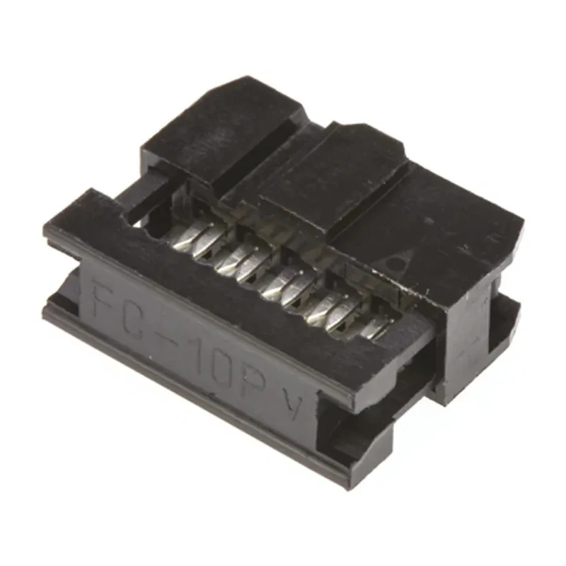 Amphenol Communications Solutions 10-Way 2-Row Shrouded IDC Connector Female for Cable 250V AC T812110A100CEU