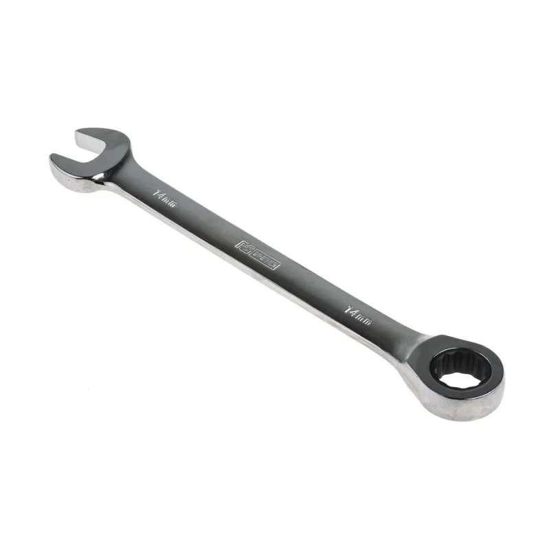 RS PRO 12-Piece Ratchet Spanner Set, 8 To 19 mm, Chrome Vanadium Steel 833-5925
