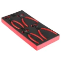 RS PRO 4-Piece Circlip Plier Set Chrome Vanadium Steel Ergonomic PVC Handles 180mm 833-5929