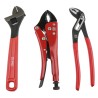RS PRO 3-Piece Plier Set with Adjustable Wrench, Mole Grips, Water Pump Pliers Turkey Origin 833-5938