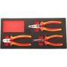 RS PRO 3-Piece VDE Insulated Plier Set Combination Cutters Long Nose Pliers 833-5931