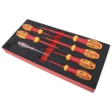 RS PRO Insulated Phillips and Slotted Screwdriver Set with 1000V VDE Voltage Tester 7-Piece 833-5941
