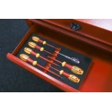 RS PRO Insulated Phillips and Slotted Screwdriver Set with 1000V VDE Voltage Tester 7-Piece 833-5941