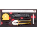 RS PRO 6 Piece Measuring and Cutting Tool Kit with Foam Inlay 833-5944