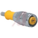 Turck Female 3 Way M12 Sensor Actuator Cable, 25 m, Polyvinyl Chloride Jacket, 250V, IP68 IP69K Rated RK 4T-25