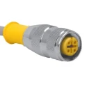 Turck Sensor Actuator Cable 3-Contact Female M12 Connector, 4 m Cable Length RK 4T-4/S618