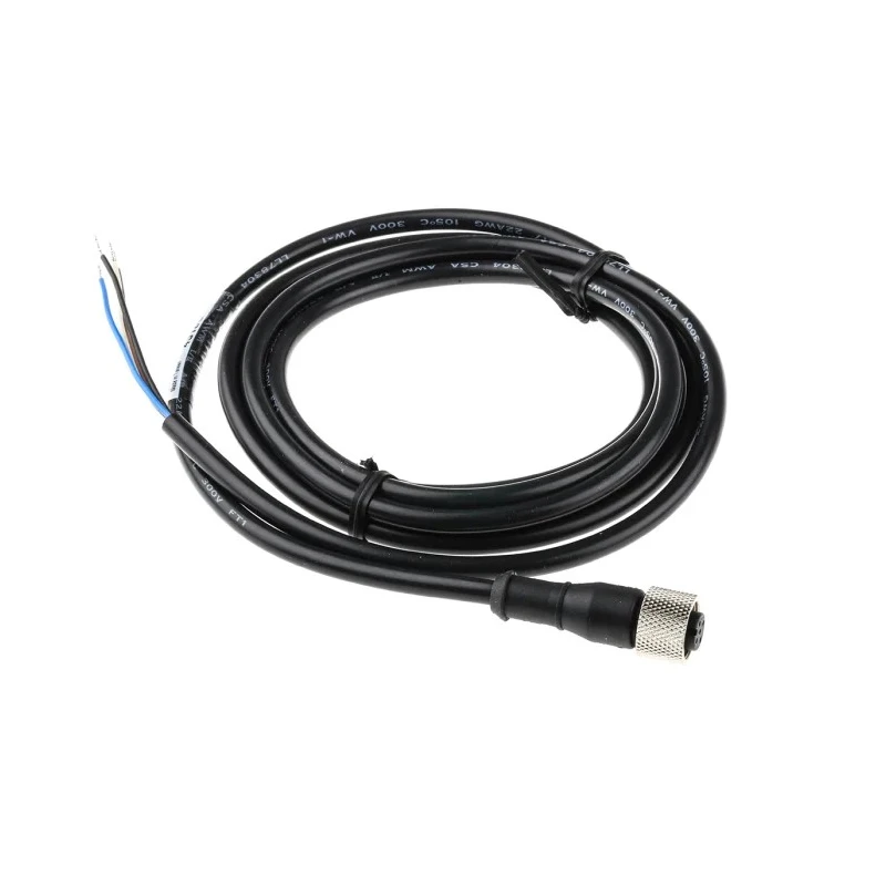 Banner Female 4 Way Straight to Unterminated Sensor Actuator Cable 2m 250V MQDC-406