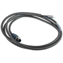 Turck Male 5 Way M12 to Female 5 Way Polyvinyl Chloride Sensor Actuator Cable 2 m RSC 572-2M